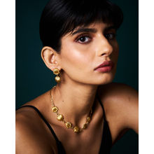 Trazenie Jalparis Bay Jewellery Set-Earrings with Necklace