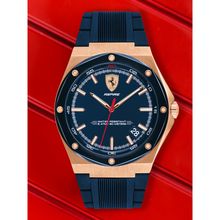 Scuderia Ferrari ASPIRE Analog Blue Round Dial Men's Watch (0830667)