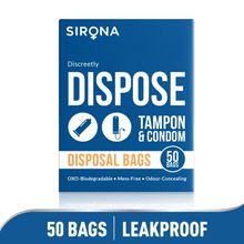 Sirona Oxo Biodegradable Disposal Bags (50) For Discreet Disposal Of Tampons And Condoms