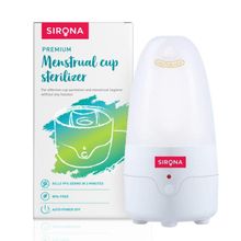 Sirona Menstrual Cup Sterilizer, Kills 99% Of Germs In 3 Minutes, Portable & Automatic Turn-Off
