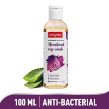 Sirona Natural Menstrual Cup Wash Paraben and Sulphate Free Formulation with Rose Fragrance