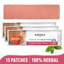 Sirona Herbal Period Pain Relief Patches, Instant Relief From Menstrual Cramps, No Chemical Actives