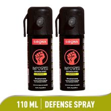 Impower Self Defence Pepper Sprays (2) For Women Safety, 100% Non Toxic, Pocket Size & Easy To Carry