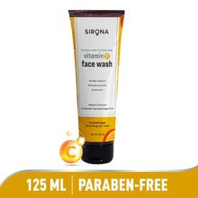 Sirona Natural Vitamin C Face Wash (125 Ml), Provides Radiance, Removes Impurities & Soothes Skin