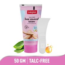 Sirona Talc Free Hair Removal Cream For Dry & Sensitive Skin With Aloevera, Vitamin E & Shea Butter