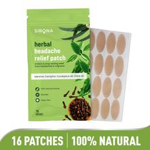 Sirona Herbal Pain Relief Patches - 16 Patches,Instant Relief From Headaches And Migraine