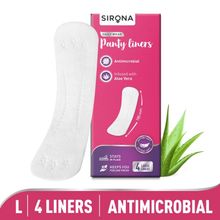 Sirona 100% Organic Cotton Daily Wear Panty Liners For Women,Ultra Thin & Soft Dailyliners