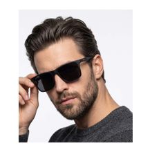 ROYAL SON Black Cooling Polarized Sunglasses for Men - (Sg-Rs1010-C1)