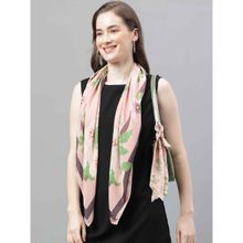 Tossido Pink Floral Scarf & Bag Scarf