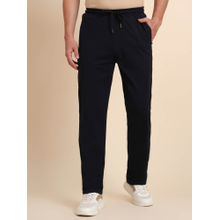 JadeBlue Men's Blue Cotton Blend Track Pant