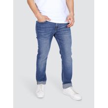 Lee Men Blue Travis Slim Tapered Fit Mid Rise Jeans