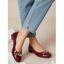 ELLE Women Maroon Ballerina