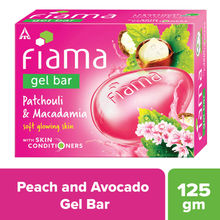 Fiama Patchouli & Macadamia Gel Bar for Soft Glowing Skin, Skin Friendly PH, Safe On Skin