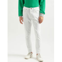 United Colors of Benetton Men Solid Skinny Fit White Jeans