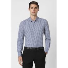 Peter England Men Blue Slim Fit Formal Shirt