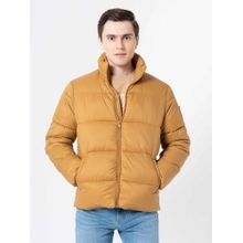 Red Tape Mens Mustard Solid Jacket