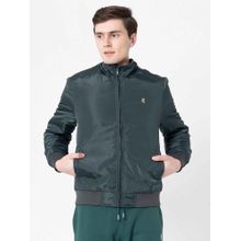 Red Tape Mens Dark Green Solid Jacket