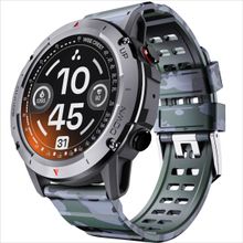 Ambrane Wise Crest Bluetooth Calling Smartwatch Camouflage- Green