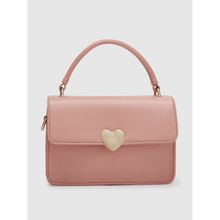 Caprese Emily in Paris Blush solid Medium Sling Handbag