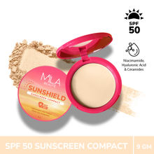 Mila Beauté Sun Shield Sunscreen Matt SPF 50 PA+++ UV Protection Compact