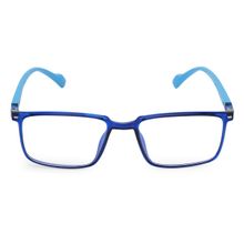 VAST Unisex Rectangle Anti Glare UV Protection Full Frame Spectacles - (Zero Power) (7920)