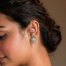 Shaya by CaratLane Navrai Majhi Earrings In Gold Plated Brass