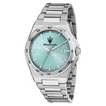 Maserati Artist Men Analog Round Stainless Steel Turquoise Watch-R8853153002 (M)