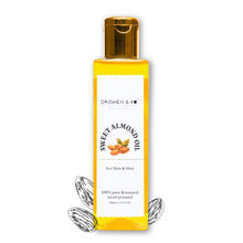 Dromen & Co Sweet Almond Oil 100% Pure & Natural Wood Pressed Oil for Glowing Skin & Hair Growth