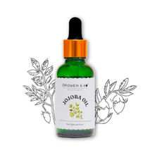 Dromen & Co Jojoba Oil for Hair & Skin Deeply Hydrates the Skin, Antioxidants & Reduces Dandruff