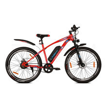 Leader E-Power L6 27.5T Electric Cycle with FS and DD Brake - RED/Black - Ideal for 12 + Years