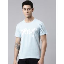 Xtep Blue Printed Basketball T-Shirt
