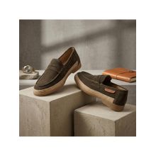 Rockport Men Olive Casual Loafers