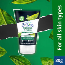 St Ives Green Tea & Bamboo Blackhead Clearing 3 in 1 Face Scrub with 100% Natural Exfoliants