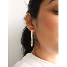 Heena Mittal Altair Silver Hoop Earrings