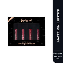 Pilgrim Matte Mini Liquid Lipstick 4 In 1 Pack Smudgeproof, Hydrating & Lightweight