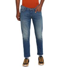 Lee Men Eric Tinted Blue Tapered Fit Jeans