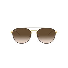 Ray-Ban 0RB3589 Dark Brown Youngster Round Sunglasses (55 mm)