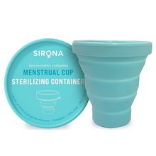 Sirona Menstrual Cup Sterilizer | Microwave Safe, Collapsible and Easy to Use Sterilizer