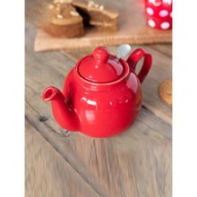 La Cafetiere Farmhouse Teapot for ThinKitchen - Red