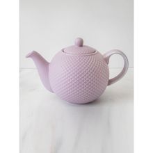 London Pottery Globe Lilac Textured Teapot with Strainer Spout for ThinKitchen