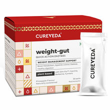 Cureveda Weight-Gut Plant Based Powder - Pineapple