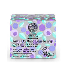 Natura Siberica Anti-Ox Wild Blueberry Overnight Renewing Face Cream-Mask