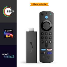 Amazon Fire TV Stick Plus (2021 )includes ZEE5, SonyLIV & Voot annual subscriptions