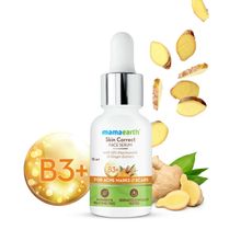 Mamaearth Skin Correct Face Serum With Niacinamide And Ginger Extract For Acne Marks & Scars