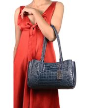 Hidesign Canton Women's Handbag Stylish Blue for Fashionable Everyday Use (M)