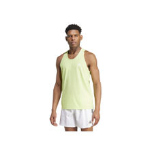adidas Men Green Solid Tank Top