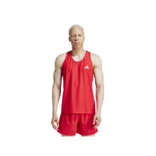 adidas Men Red Own The Run Tank Top