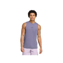 adidas Men Purple D4T Solid Tank Top