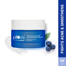 Plum Salicylic & Lactic Acid Skin-Smoothing Gel Moisturizer - For Active Acne & Oil-Free Hydration