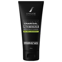 Spruce Shave Club Charcoal Face Scrub With Tea Tree & Peppermint
